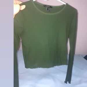 Cropped Green long sleeve